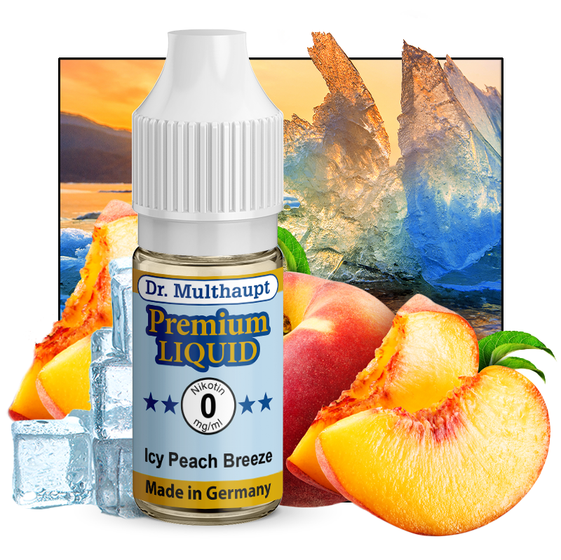 Dr. Multhaupt Icy Peach Breeze ❆ Premium E-Liquid