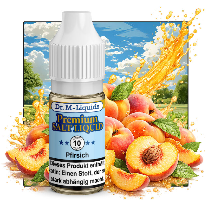 Dr. M - Pfirsich - SALT Liquid