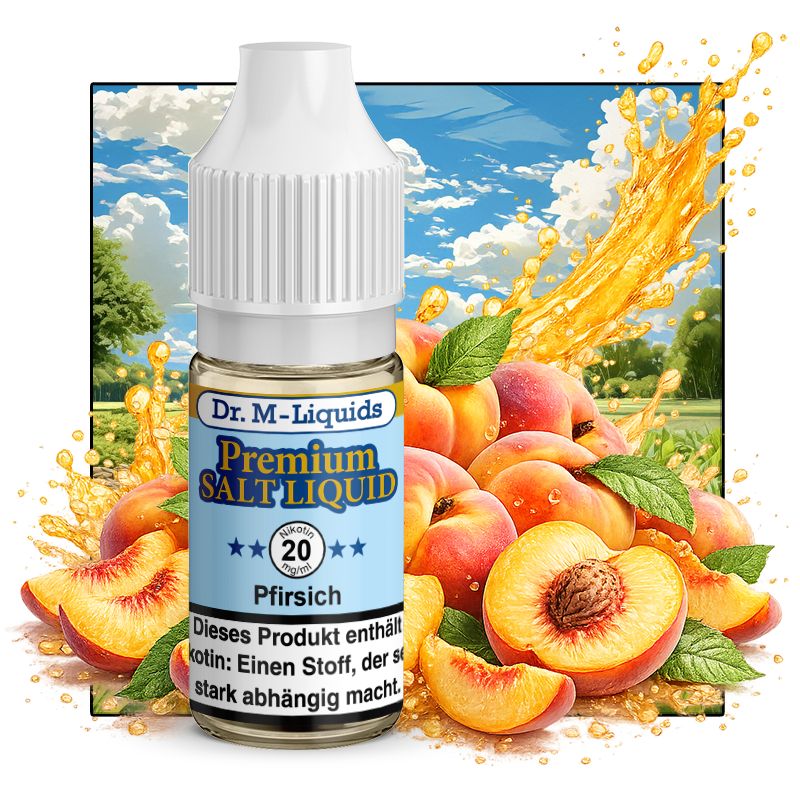 Dr. M - Pfirsich - SALT Liquid