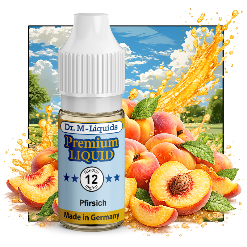 Dr. M - Pfirsich - Premium E-Liquid