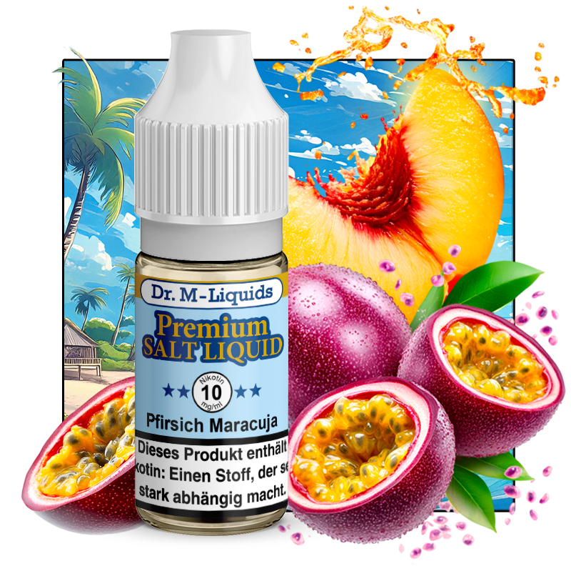 Dr. M - Pfirsich Maracuja - SALT Liquid