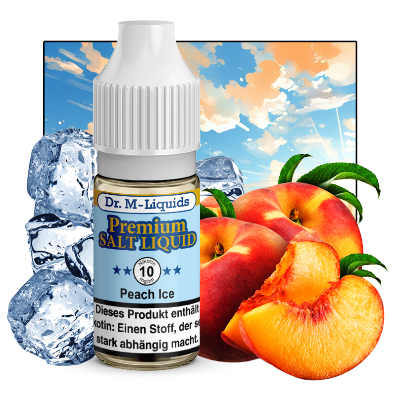 Dr. M - Peach Ice - SALT Liquid