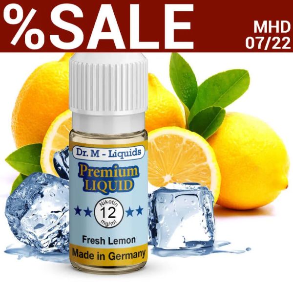 Dr. Multhaupt Fresh Lemon Premium E-Liquid - 12mg - SALE