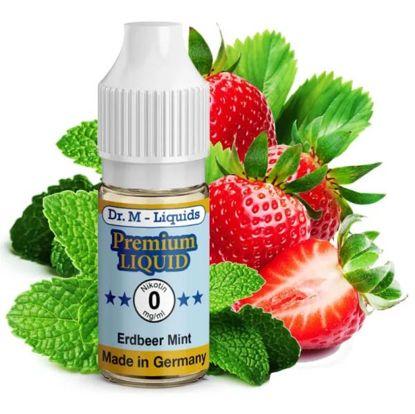 Leckeres Dr. Multhaupt Erdbeere / Mint Premium E-Liquid