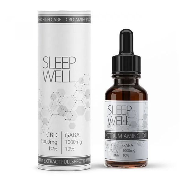 Valeo - Vollspektrales CBD Öl "Sleep Well" Amino Care - 10% / 1000 mg