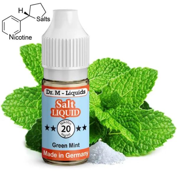 Dr. M - Liquids - Green Mint SALT Liquid