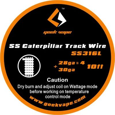 Geek Vape Kanthal SS Caterpillar Track Wire Wickeldraht