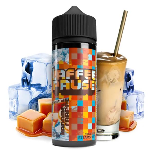 Steamshots - Kaffeepause - Karamell Frappe Ice - 10 ml