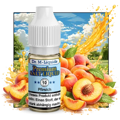 Dr. M - Pfirsich - SALT Liquid
