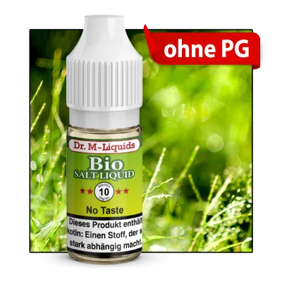 Dr. M - Bio Salt Liquid - No Taste - PG frei - geschmacksneutral